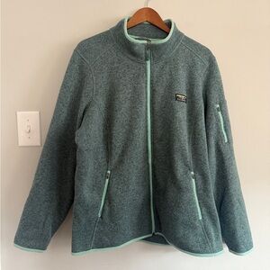 VGUC L.L. Bean Sweater Fleece Full Zip Jacket, sz 3X